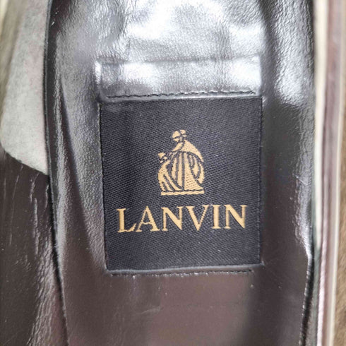 ランバン LANVIN バイカラースウェードヒールパンプス レディース JPN:23