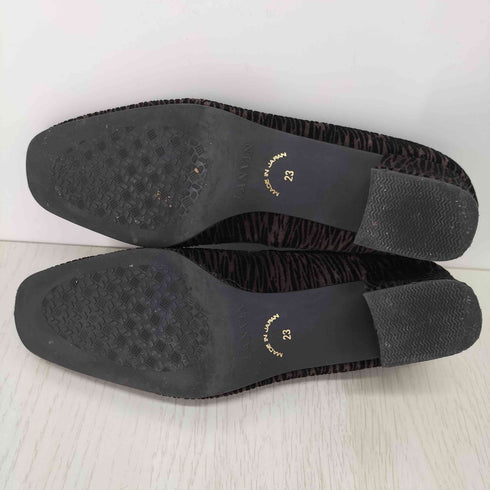 ランバン LANVIN ゼブラ柄ヒールパンプス レディース JPN:23