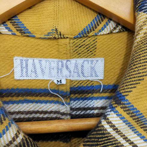 ハバーサック HAVERSACK Pコートライク ネル地シャツジャケット。 メンズ M