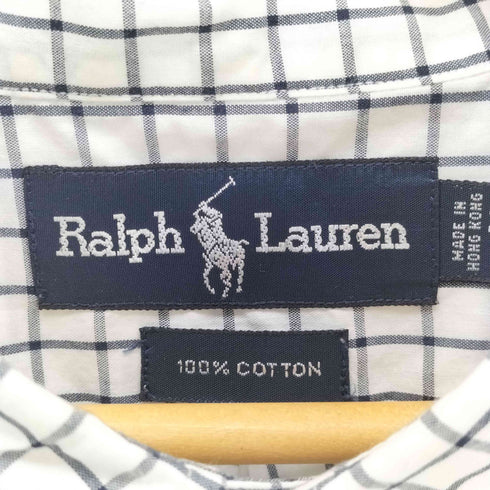ラルフローレン RALPH LAUREN 香港製 ボタンダウンチェックシャツ メンズ 2XLT