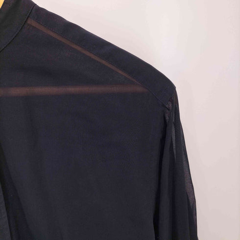ビューティーアンドユースユナイテッドアローズ BEAUTY & YOUTH UNITED ARROWS コットンオーガンジーバンドカラーシャツ レディース
