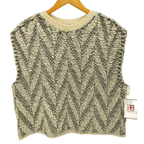 ロクビューティーアンドユースユナイテッドアローズ 6 BEAUTY & YOUTH UNITED ARROWS JACQUARD KNIT NO SLEEVE PULLOVER レディース
