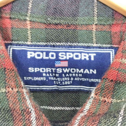 ポロスポーツラルフローレン POLO SPORT RALPH LAUREN タータンチェック ルールシャツワンピース レディース 11
