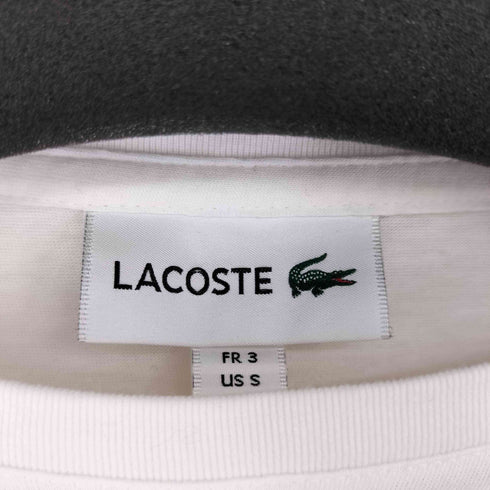 ラコステ LACOSTE ワンポイントロゴ クルーネック S/S Tシャツ レディース import:S