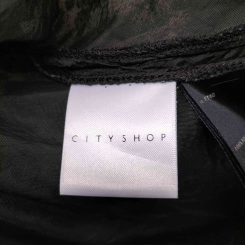 シティショップ CITYSHOP サテンマキシスカート レディース FREE