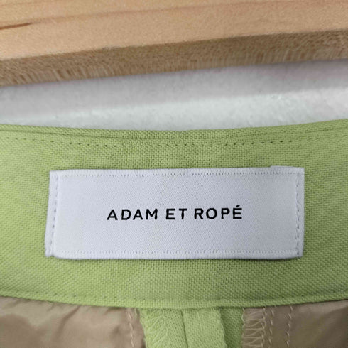 アダムエロペ Adam et Rope 洗える>センタープレスセミワイドスラックス レディース JPN:34 34
