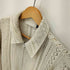 アモーメント amomento 24SS クロシェジップアップニットシャツ メンズ import:M