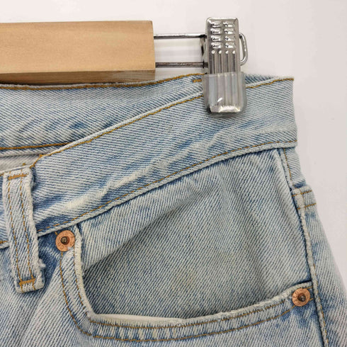 リーバイス Levis 90s USA製 501 ボタン裏501刻印 アイスウォッシュ ダメージデニムパンツ メンズ W32 L32