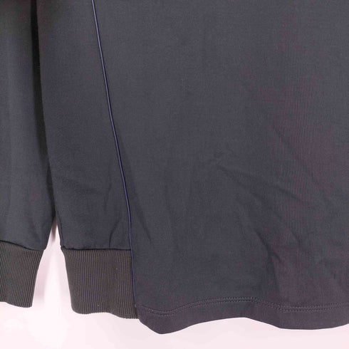 ポールスミス Paul Smith エンボスロゴ ショルダージッパー ダンボールニット クルーネックTシャツ メンズ import:L