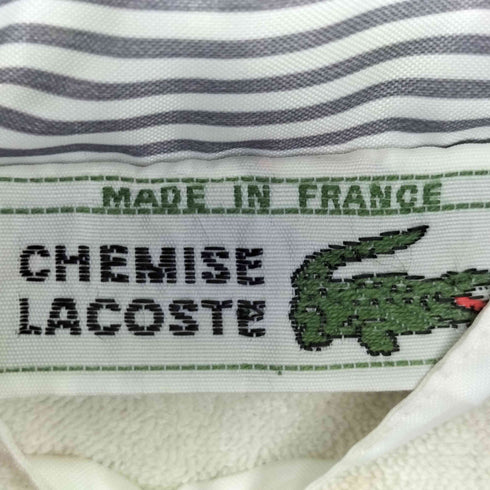 シュミーズラコステ CHEMISE LACOSTE 70s フランス製 ストライプ ジップアップブルゾン メンズ 6