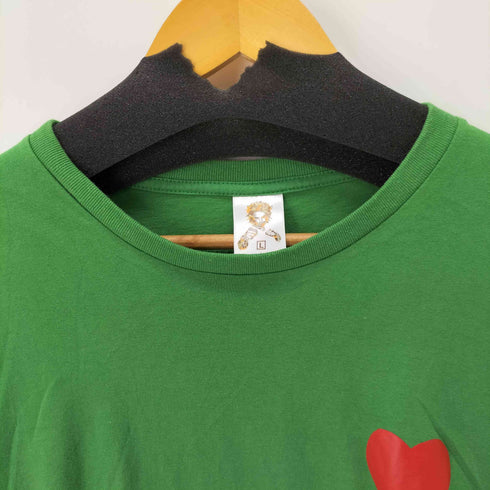 クルーネックTシャツ カットソー アート ふうせんと少女 レディース JPN:L