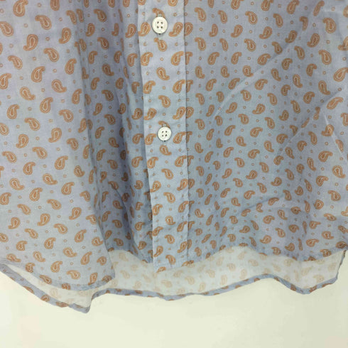 スティーブンアラン Steven Alan PAISLEY PRINT REGULAR COLLAR SHIRT-NERD/シャツ メンズ S