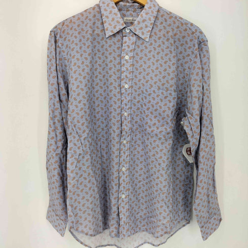 スティーブンアラン Steven Alan PAISLEY PRINT REGULAR COLLAR SHIRT-NERD/シャツ メンズ S