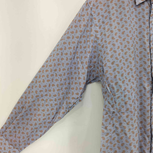 スティーブンアラン Steven Alan PAISLEY PRINT REGULAR COLLAR SHIRT-NERD/シャツ メンズ S