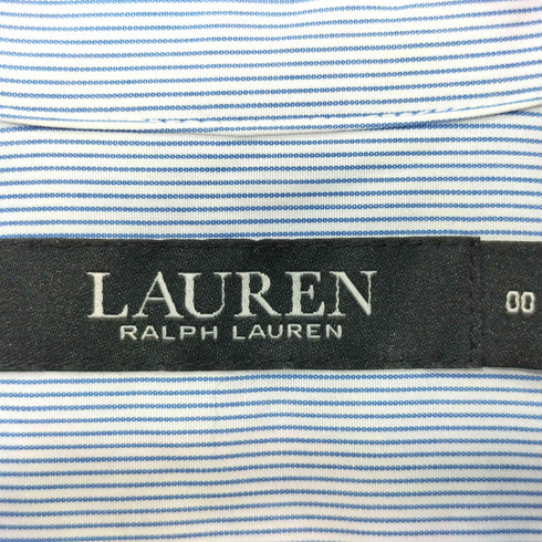 ローレンラルフローレン LAUREN RALPH LAUREN Aラインシャツワンピース ストライプ レディース 00