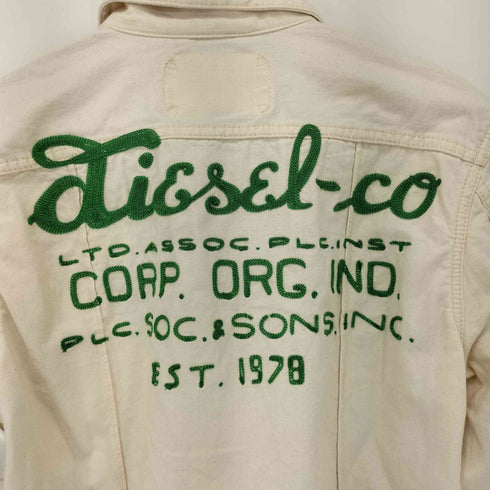 ディーゼルインダストリー Diesel Industry 刺繍ロゴ デニムジャケット メンズ import:M