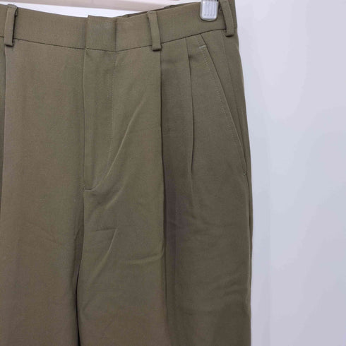 ランズエンド LANDS END 2タックストレートスラックス 裾ダブル メンズ 30