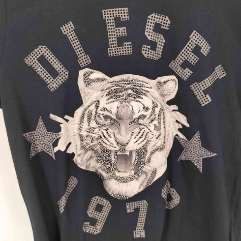 ディーゼル DIESEL 虎 スタッズ カットソー レディース import:M