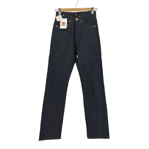 アーペーセー A.P.C. 00s 03SS イーストバイウエスト期 ボタンフライ インディゴストレートデニムパンツ レディース 26