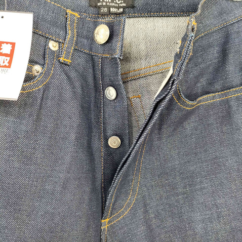 アーペーセー A.P.C. 00s 03SS イーストバイウエスト期 ボタンフライ インディゴストレートデニムパンツ レディース 26