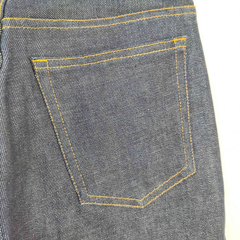 アーペーセー A.P.C. 00s 03SS イーストバイウエスト期 ボタンフライ インディゴストレートデニムパンツ レディース 26