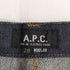 アーペーセー A.P.C. 00s 03SS イーストバイウエスト期 ボタンフライ インディゴストレートデニムパンツ レディース 26