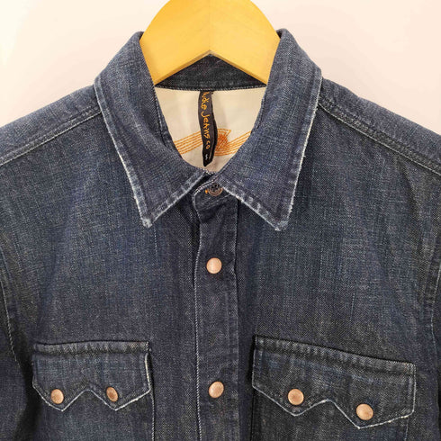 ヌーディージーンズ Nudie Jeans ロングスリーブ デニムシャツ メンズ import:S