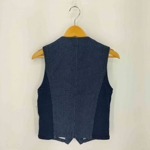ブルーブルー BLUE BLUE INDIGO DYE ヒッコリー ベスト メンズ S