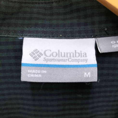 コロンビア Columbia チェック柄ボタンダウンシャツ メンズ M