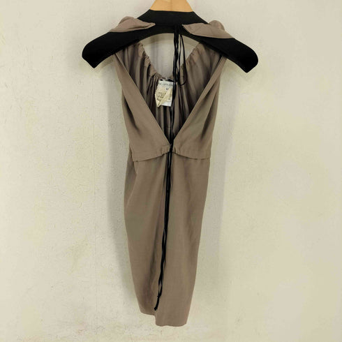 アンヴァレリーアッシュ ANNE VALERIE HASH 00s 07SS コットンレーヨン ホルターネックノースリーブトップス レディース import:XS