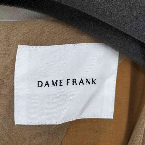 DAME FRANK サイドジップ ノースリーブワンピース レディース