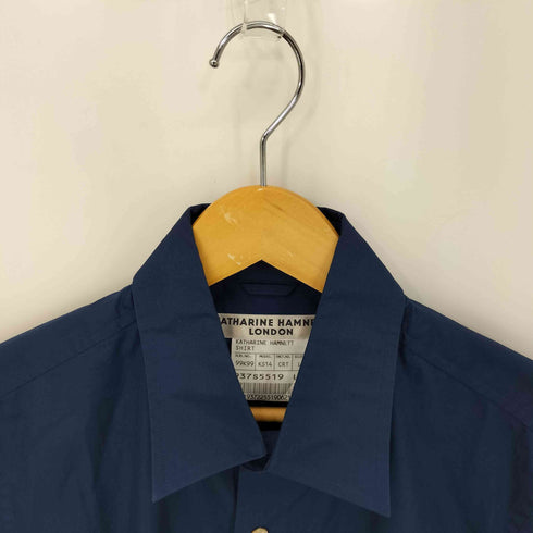 キャサリンハムネットロンドン KATHARINE HAMNETT LONDON ロングスリーブ カフスシャツ メンズ L