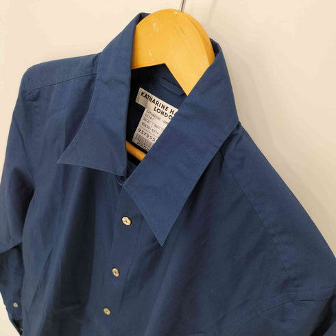キャサリンハムネットロンドン KATHARINE HAMNETT LONDON ロングスリーブ カフスシャツ メンズ L