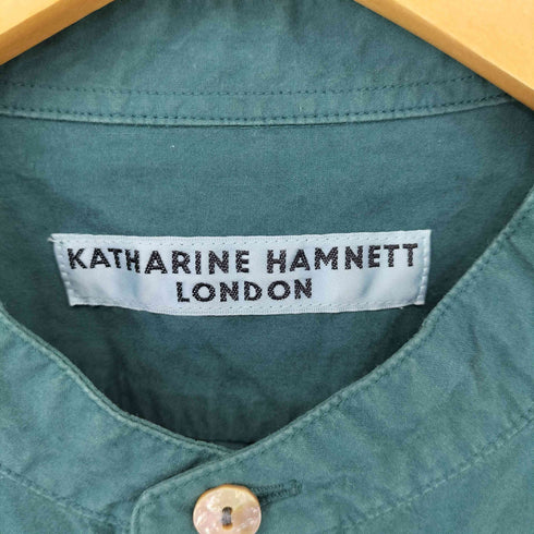 キャサリンハムネットロンドン KATHARINE HAMNETT LONDON バンドカラープルオーバーシャツ メンズ L