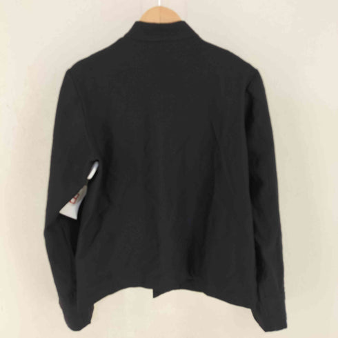 ブラックコムデギャルソン BLACK COMME des GARCONS AD2013 染色加工 ポリエステルチャイナジャケット レディース JPN:S