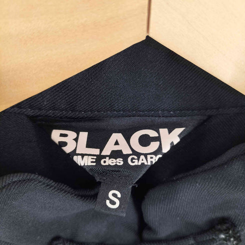 ブラックコムデギャルソン BLACK COMME des GARCONS AD2013 染色加工 ポリエステルチャイナジャケット レディース JPN:S
