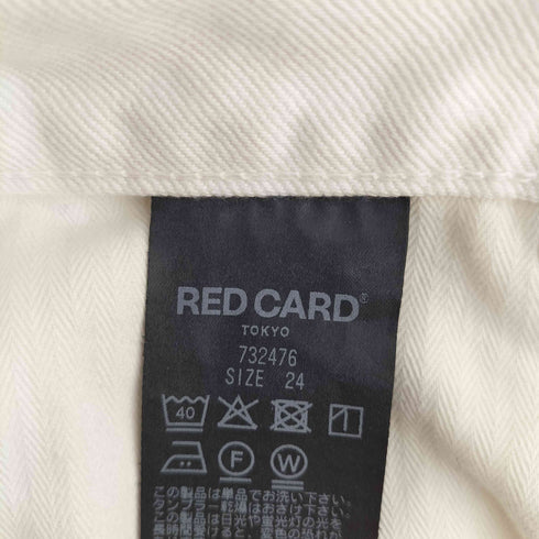 レッドカード REDCARD JAZZ ホワイトデニムパンツ レディース US:24