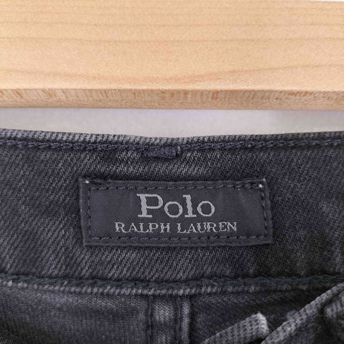 ポロラルフローレン POLO RALPH LAUREN スキニーブラックデニムパンツ レディース 24 150/62A