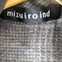 ミズイロインド mizuiro ind ウールポリ グレンチェック ショールカラーロングコート レディース