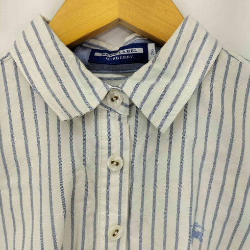 バーバリーブルーレーベル BURBERRY BLUE LABEL ストライプシャツワンピース レディース 36