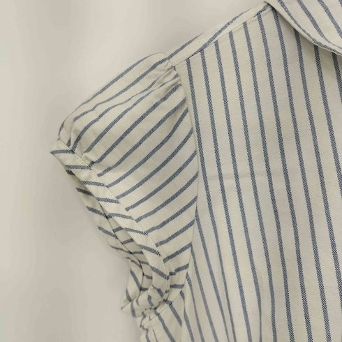 バーバリーブルーレーベル BURBERRY BLUE LABEL ストライプシャツワンピース レディース 36