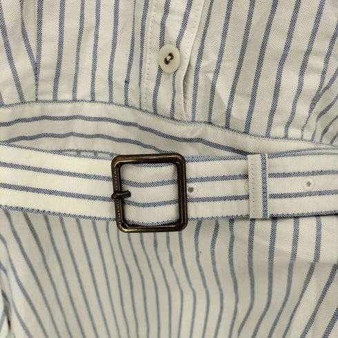 バーバリーブルーレーベル BURBERRY BLUE LABEL ストライプシャツワンピース レディース 36
