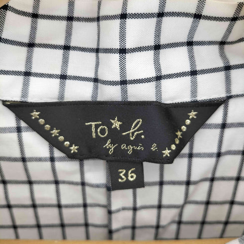 トゥービーバイアニエスベー To b. by agnes b. ボウタイシャツワンピース レディース 36