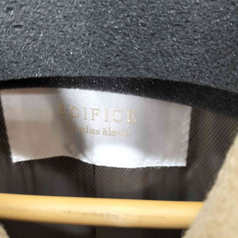 エディフィス EDIFICE カシミヤ混ウールステンカラーコート メンズ FR:46