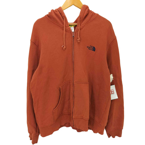 ザノースフェイス THE NORTH FACE ワンポイントロゴ刺繍 ジップアップフーディ メンズ L/G