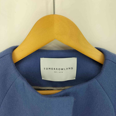 トゥモローランド TOMORROWLAND 19AW ボンディングビーバー ノーカラーコート レディース JPN:34