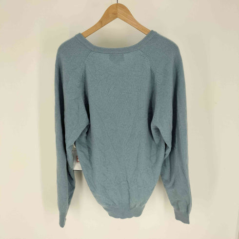 ランズエンド LANDS END 90-00S FINE 100% 2 PLY CASHMERE Vネック プルオーバー ニット メンズ import:S