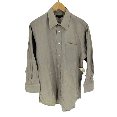 バーバリーロンドン BURBERRY LONDON PURE COTTON レギュラーカラー L/S シャツ メンズ 40-78