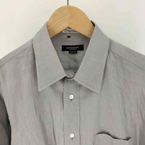 バーバリーロンドン BURBERRY LONDON PURE COTTON レギュラーカラー L/S シャツ メンズ 40-78