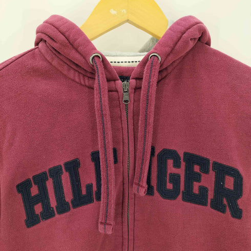 トミーヒルフィガー TOMMY HILFIGER アーチロゴ ジップアップパーカー メンズ M